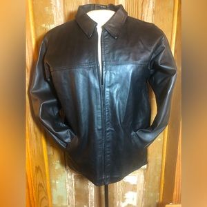 D’ARA Black Leather Jacket